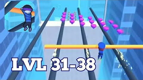 Roof Rails - Gameplay Walkthrough (Level 31-38)