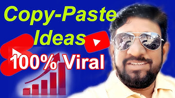 copy paste channel ideas in telugu || copy paste video on youtube and earn money