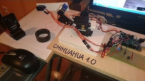 Arduino Robotic Arm controlled with Matlab, mouse and webcam