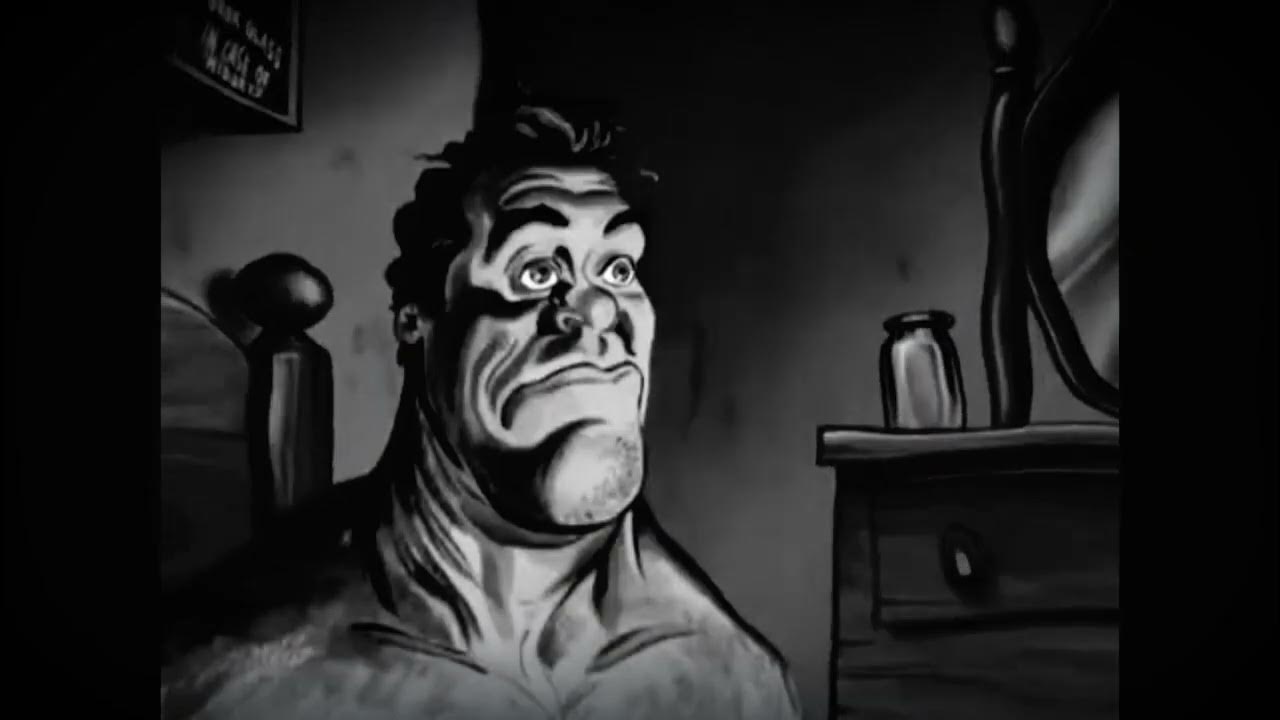 Ren and Stimpy man waking up but its The Lighthouse YouTube