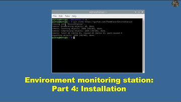 Environment Monitoring Station: Part 4: Installation
