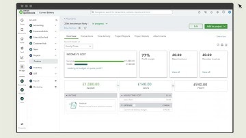 How to set up and use projects in QuickBooks Online