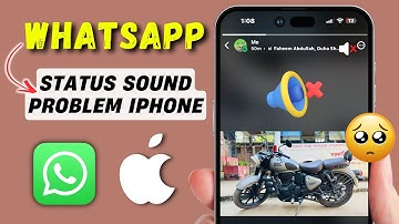 Fix Whatsapp status sound problem iphone (2025) | WhatsApp Status Sound Not Working on iPhone