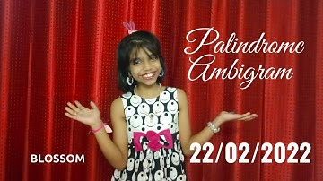 twos day tuesday 22222|22 2 22|22/02/2022|Feb 22 |Palindrome|Ambigram|DBcreativecorner|Blossom