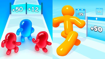 Join Blob Clash 3D VS Tall Man Run Satisfying ASMR GamePlay (Android,ios) (New Update)