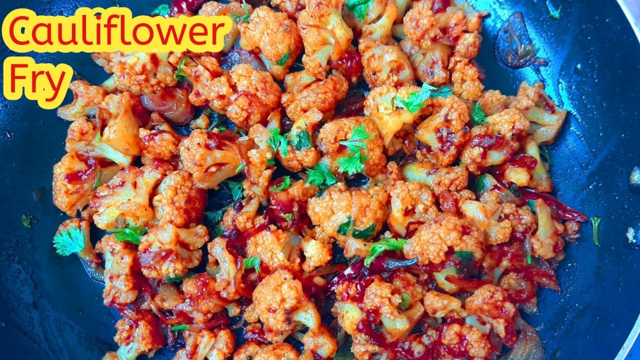 Cauliflower Masala Fry Cauliflower Fry Recipe In Tamil Poriyal