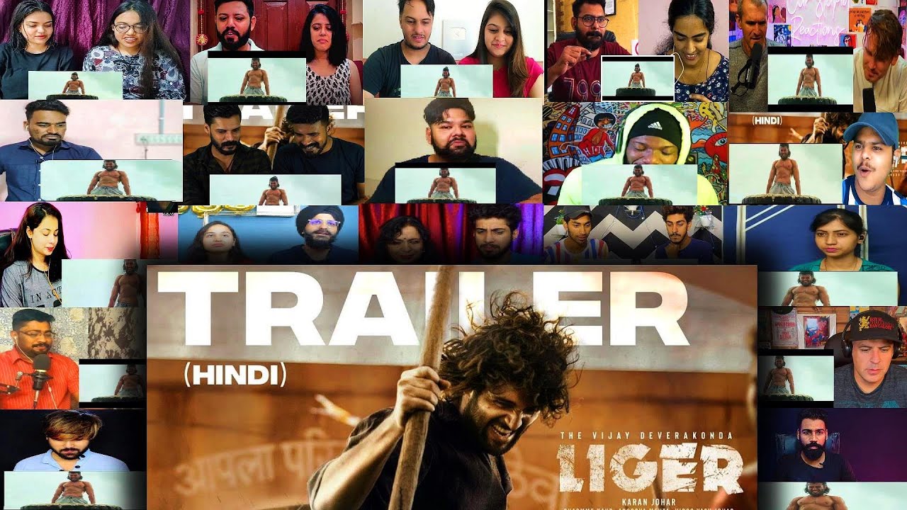 LIGER TRAILER Hindi Reaction | Vijay Deverakonda | Ananya Panday | Karan Johar | Mixed Mashup
