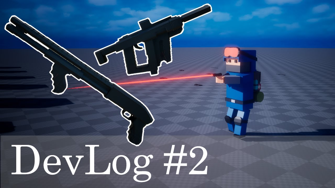 Создаю свою игру с нуля [Devlog #2] / Добавил оружие - YouTube