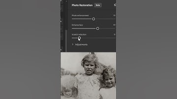How To Restore Old Photos in Photoshop CC 2023 #shorts