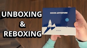 Moon Adventure - Board Game Unboxing and Reboxing