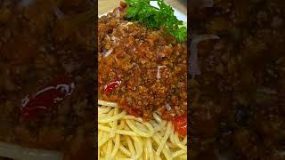 Best Meat Sauce And Spaghetti #SHORTS