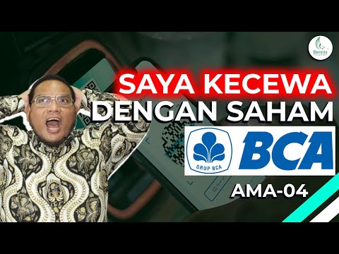 AMA #04 PENYEBAB UTAMA SAHAM BBCA Terlihat tidak menarik, Mari belajar bersama.