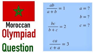 Moroccan Mathematical Olympiad Question | Math Olympiad Question | solve by @MindYourBrain  #morocco