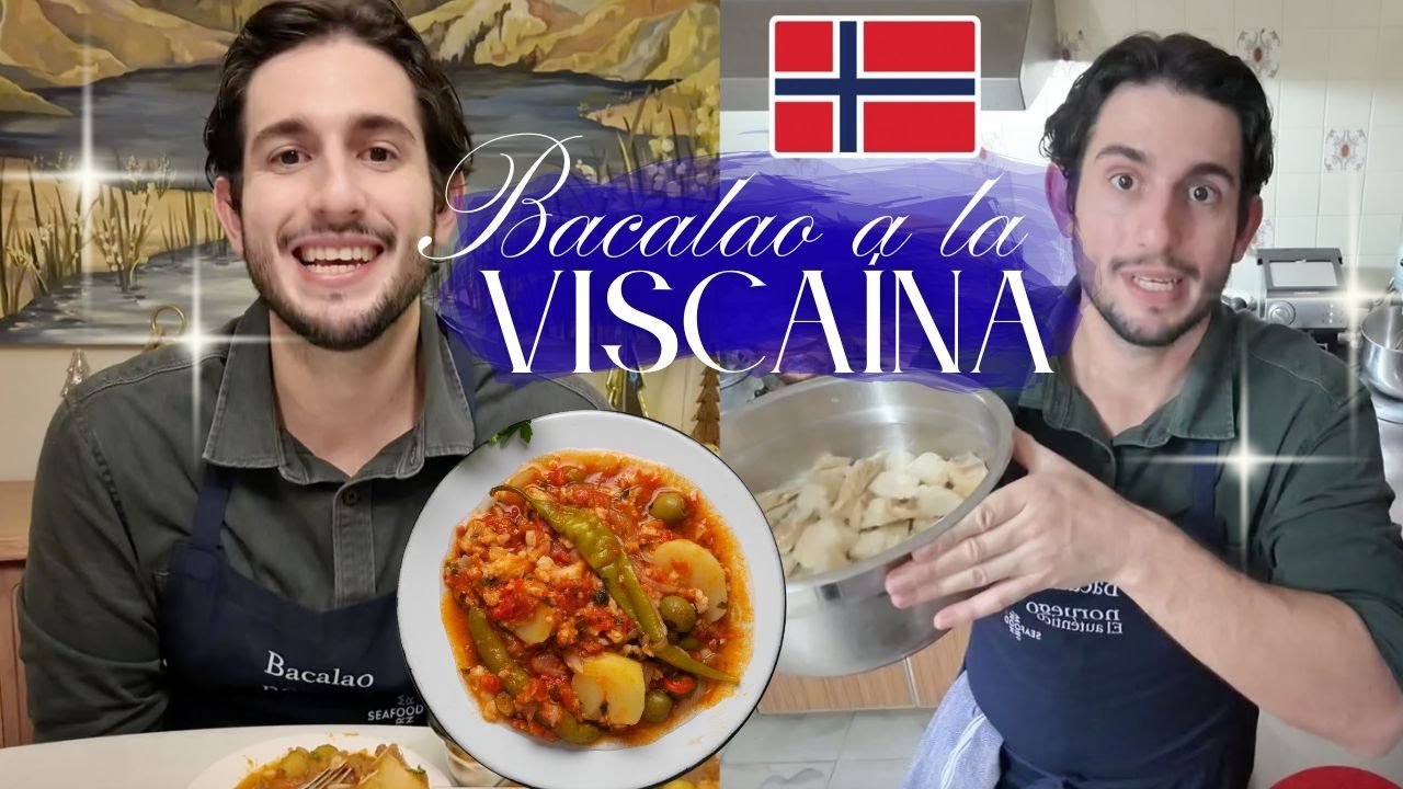 ❤️ Dia 13 Preparo el Auténtico BACALAO NORUEGO a la VISCAÍNA por 1ra VEZ 🇳🇴VLOGMAS 2025