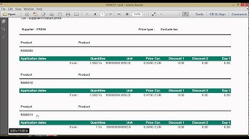 Purchase Price Lists in Sage x3