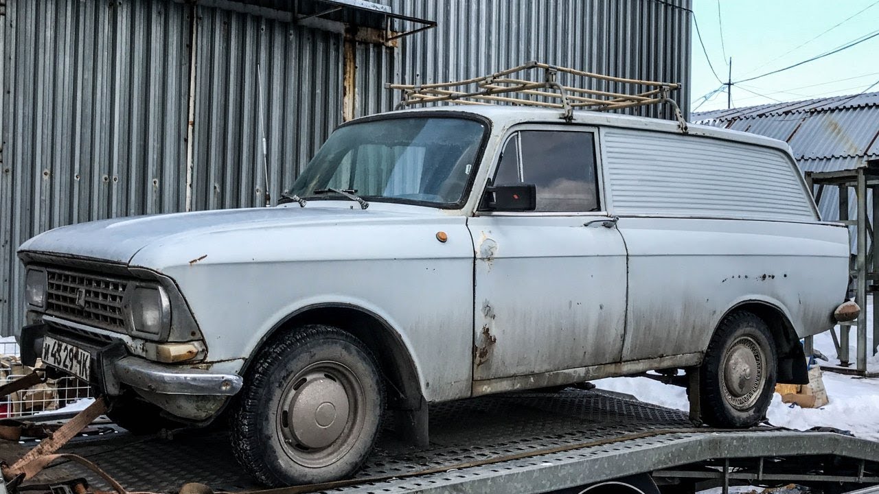 Москвич из Германии: купили экспортный фургон 434 Moskwitsch АЗЛК - YouTube