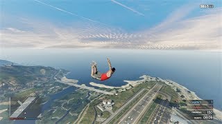 GTA V - PARKOUR CON CAIDAS DE PELICULA!