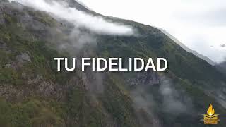 Video thumbnail of "QUIERO LLENAR TU TRONO DE ALABANZA,TU FIDELIDAD, SANTO ERES TU(PISTA CON LETRA)"