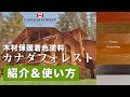 【木材保護】プロが選ぶNo1！カナダフォレスト紹介！【ログハウス、ウッドデッキ】
