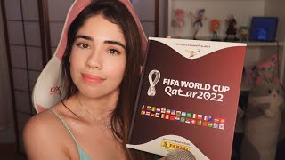 ASMR Álbum de Figurinhas da Copa do Mundo 2022 - Qatar 🇧🇷