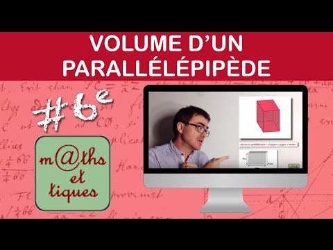 Vidéo: Comment Trouver Le Volume D'un Parallélépipède