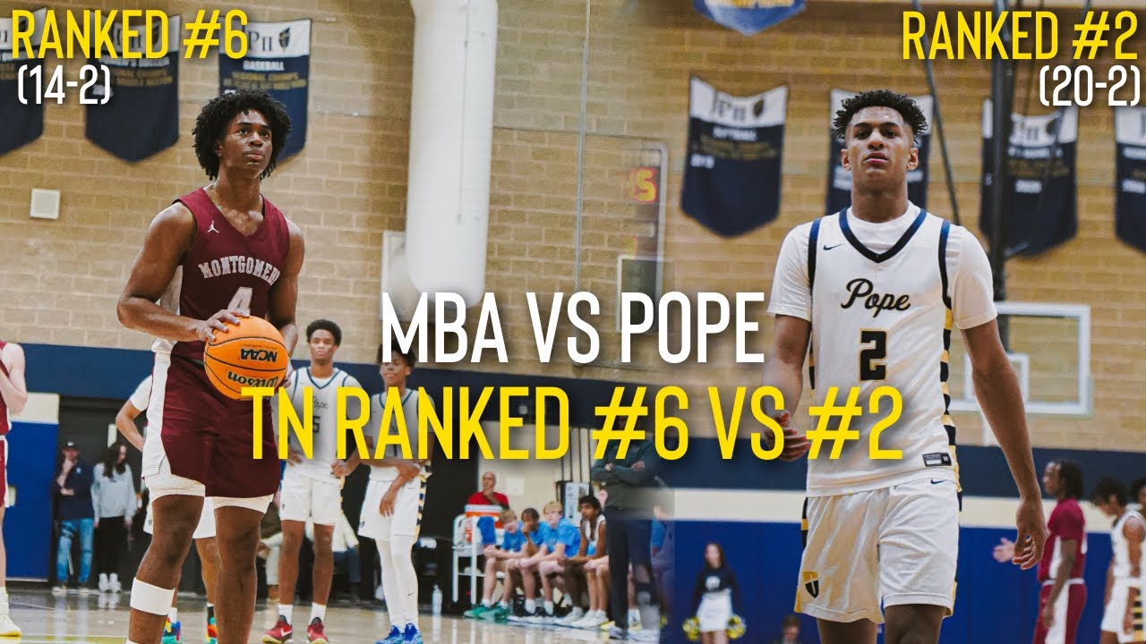 TN #6 MBA vs #2 POPE || MBA BEST GAME SO FAR