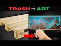 Pallet Wood + LEDs = $1,000 Wall Art?