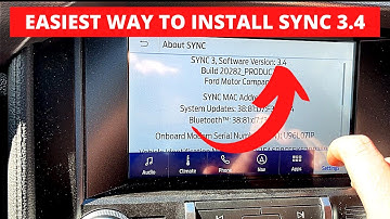 How To Update Sync 3 to Sync 3.4 Over WIFI | Beginner