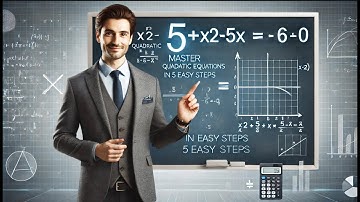 Master Quadratic Equations in 5 Easy Steps | Factorization Completing the Square & Quadratic Formula