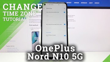 How to Change Date & Time in OnePlus Nord N10 5G – Time Settings