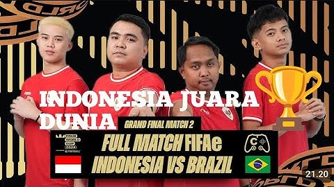FULL MATCH  GRAND FINAL GAME 2 |INDONESIA VS BRAZIL | FIFAe WORLD CUP 2024