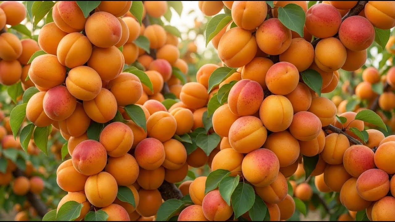 Growing Process | How Apricot Is Grown in Japan – From Flower to Super Large Fruit