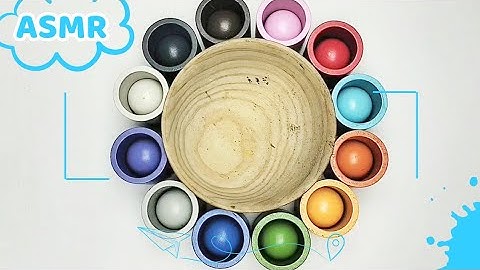 ASMR Color Sorting #satisfying #relaxing #asmr