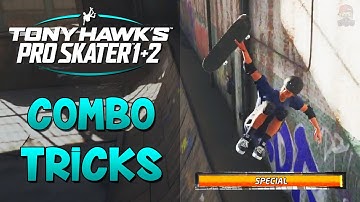 COMBOS & SPECIAL TRICKS - How to play Tony Hawk Pro Skater 1 + 2