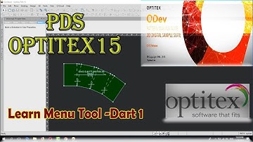 Learn Optitex:How to use function in Menu Tool Dart-1 PDS Optitex 15