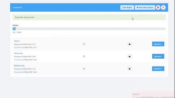 Toplu Mail Gönderimi Yaparken Nasıl Liste Yüklenir