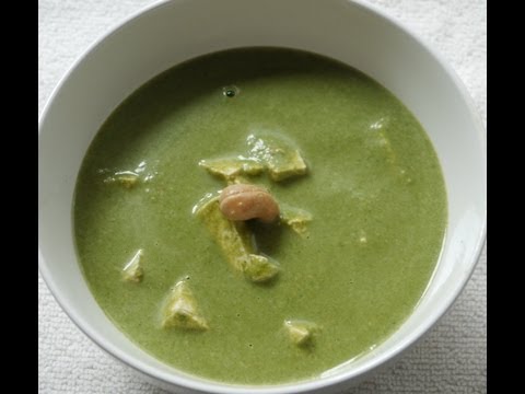 How to make Spinach Cashew Soup 菠菜腰果濃湯 (Vegetarian recipe)