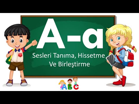 1.Sınıf Dik Temel Harflerle Okuma Yazma Öğreniyorum / 1.Grup Sesler Elakin / A sesi