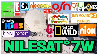 NILESAT 7W | Dish setting Nile Sat | new update & channel list 7W | Dish Fitter screenshot 5