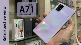 Samsung Galaxy A71 Retrospective View | Samsung A71 Prism Crush Silver Unboxing and Review