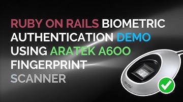 Ruby on Rails Web Biometric Authentication DEMO using Aratek A600 Fingerprint Scanner