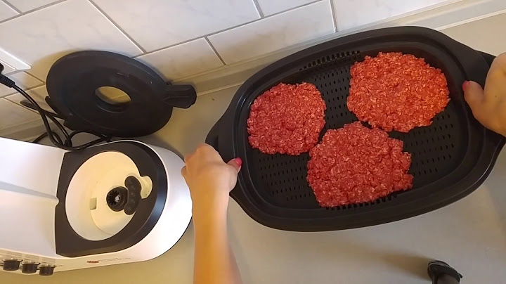 Frikadelle / Patty / Burgerfleisch dampfgegart in der Monsieur Cuisine Plus