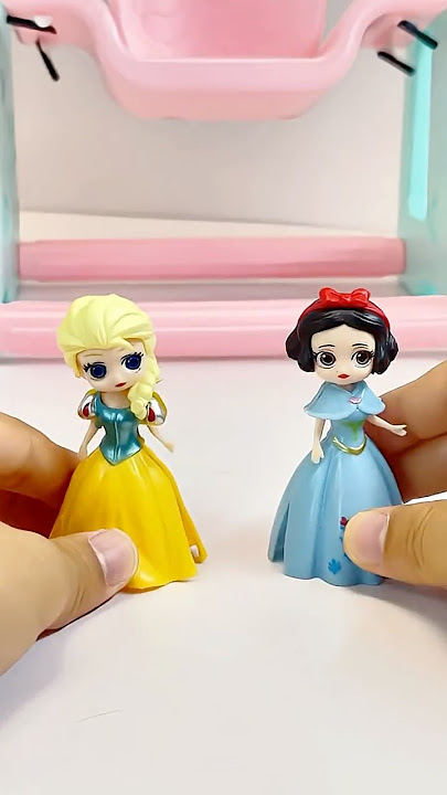 Satisfying with Mimi Unboxing ASMR: Help Elsa and Snow White get changed in their signature dress!