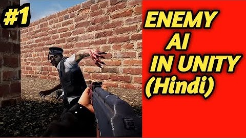 Part 1: Enemy Ai In Unity (Hindi) Path Finding  & Enemy  Script| Unity 3d Game Tutorial For Beginner