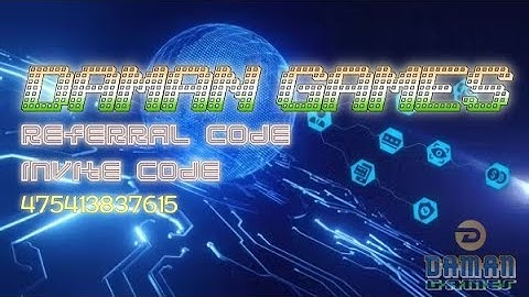Daman Games Referral Code | Daman Games Invite Code