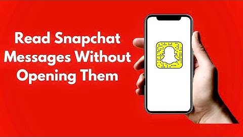 How To Read SnapChat Messages in 2022 without Opening  How To Open Messages snapchat Without Opening