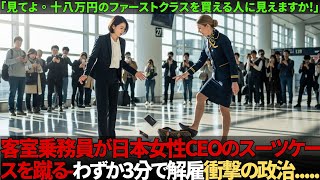 Japan's Top Viral Story of 2025: Flight Attendant Kicks Japanese Female CEO's Suitcase - Fired Wi...