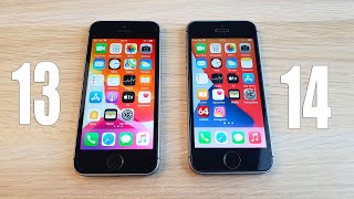 IPHONE SE IOS 13 VS IPHONE SE IOS 14 - СТАЛ ЛИ АЙФОН МЕДЛЕННЕЕ ИЛИ БЫСТРЕЕ?