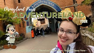 ADVENTURELAND Tour | Disneyland Paris Rides, Restaurants, Shopping | FULL tour 2023