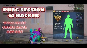 Pubg mobile season 14 hacker | colore hack wall hack and aim bot | 16 kill in conqueror lobby